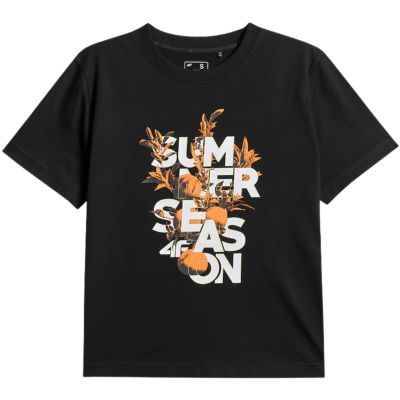 2. Damen-T-Shirt 4F F2721 Tiefschwarz 4FWSS26TTSHF2721 20S