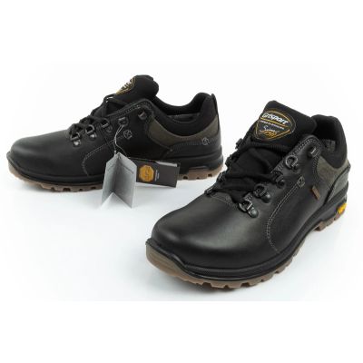 8. Grisport Herren-Trekkingschuhe Nero oliato SPO-TEX Leder schwarz