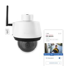 ABUS PPIC52520 Dome IP-Sicherheitskamera für den Außenbereich, 3840 x 2160 px, Wandmontage
