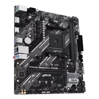 4. ASUS PRIME B550M-K ARGB AMD B550 Sockel AM4 Micro-ATX