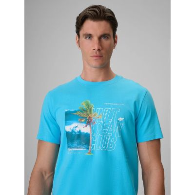 4. Herren-T-Shirt mit Aufdruck, regulär, Größe 4F 4FRSS26TTSHM4303-33S