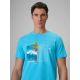 4. Herren-T-Shirt mit Aufdruck, regulär, Größe 4F 4FRSS26TTSHM4303-33S