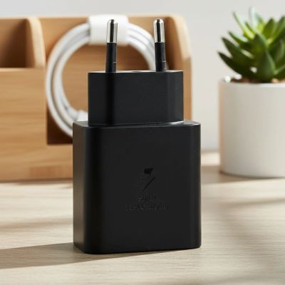 5. Samsung EP-P2900TBE 25W Wireless-Ladegerät mit 45W-Netzteil – Grau