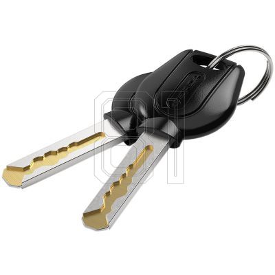 2. Gerda bicycle lock chain, round body, key cover Contra 900/6V 0SCN009000606V2XP