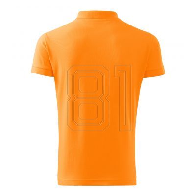 3. Malfini Cotton M MLI-212A2 Mandarin Orange Poloshirt