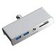 2. Orico MH5PMM Klemmmontierter Hub USB-C / 2x USB-A 3.0, + SD&TF + 3,5mm Audio - Schwarz