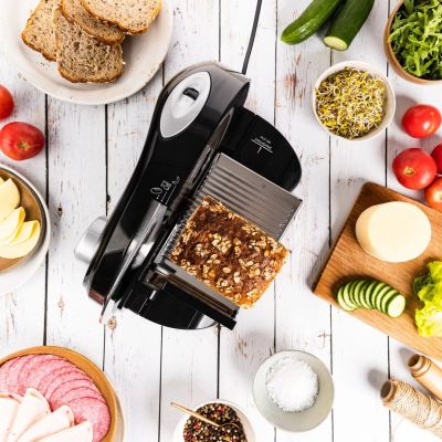 12. SMAPP 294.5 schwarzer Aufschnittmaschine
