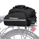 22. Wozinsky große Fahrradgepäckträgertasche 35l + Regenschutz schwarz (WBB19BK)