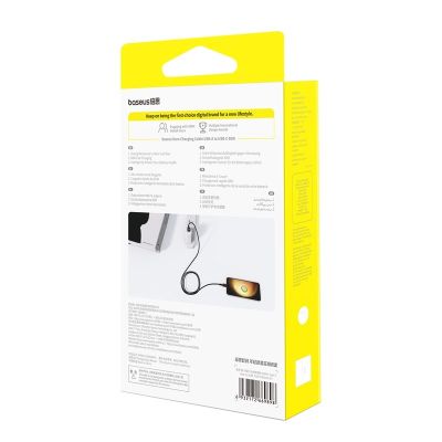 8. Baseus Dura USB-Typ-C-Kabel 60W 2m (Rot-Schwarz)