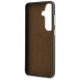 7. Guess Schutzhülle mit genarbtem, großem 4G-Metalllogo für Samsung Galaxy S26 – Braun