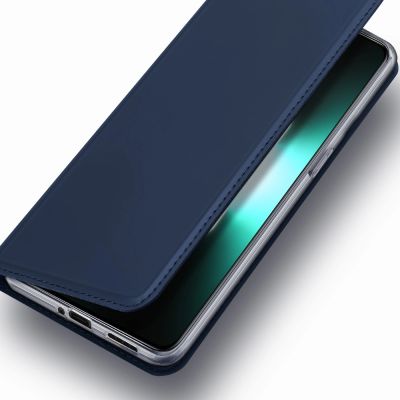 16. Dux Ducis Skin Pro Hülle für Realme GT Neo 5 / Realme GT3 Flip Cover Card Wallet Stand Schwarz
