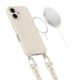 4. Tech-Protect MagNecklace MagSafe-Hülle mit Trageband für iPhone 16 – Beige