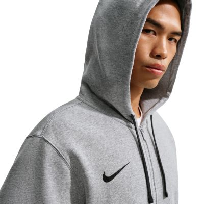 4. Nike Park 26 Fleece-Kapuzenpullover mit durchgehendem Reißverschluss, Herren, Grau, IB1228 063