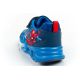 5. Leomil Kinder-Sportschuhe Spiderman-Sneaker, leicht, mit Klettverschluss, blaue LED-Beleuchtung