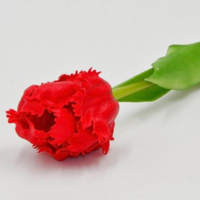 8. ROTE TULPE 38CM LEBENSECHTE FRÜHLINGSDEKORATION