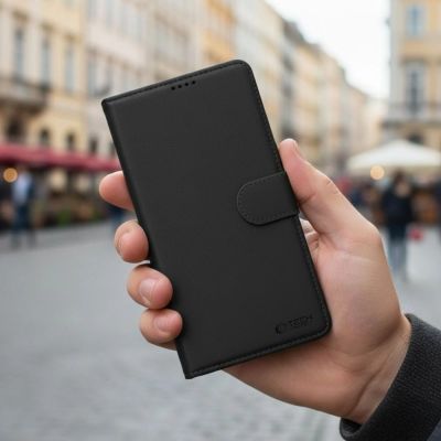 7. Tech-Protect Wallet-Hülle für OnePlus Nord 6 – Schwarz
