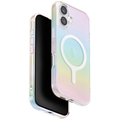 Uniq Iridescia Magclick Ladehülle für iPhone 17 - Mehrfarbig