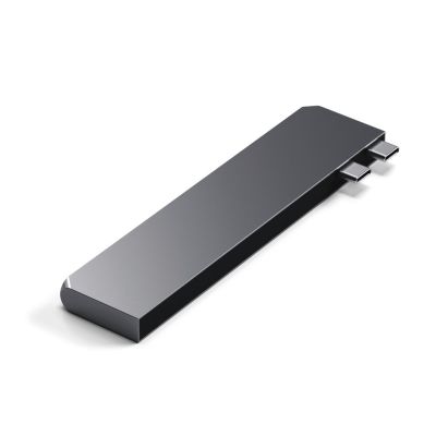 3. Satechi Type-C Pro Hub Slim Space Grau - Schlankes Gehäuse