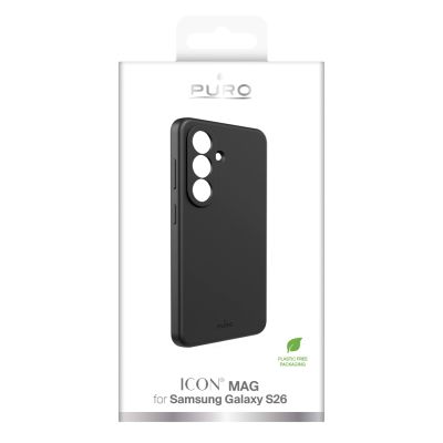 2. Puro ICON Silikonhülle für Samsung Galaxy S26 - Schwarz