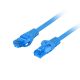 LANBERG S/FTP PATCHKABEL KAT.6A 1 M BLAU LSZH CCA (FLUKE PASSED) PCF6A-10CC-0100-B