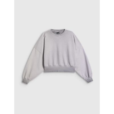 7. Locker geschnittenes Damen-Sweatshirt ohne Kapuze 4F 4FRSS26TSWSF2991-26S