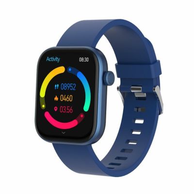 Denver SWC-185BU Smartwatch / Sportuhr 4,7 cm (1,85") AMOLED Digital 390 x 450 px Touchscreen Blau