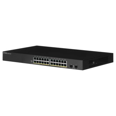 3. Zyxel GS1900-24HP Switch 26p PoE (PoE+: 24); 170W Managed Gigabit