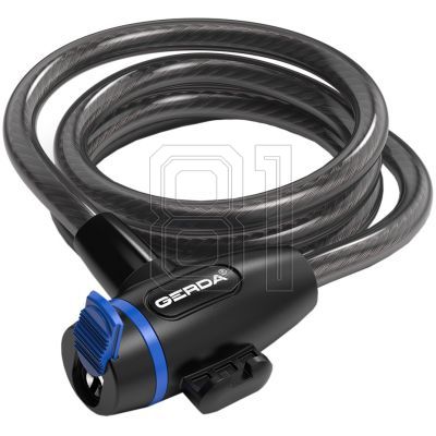 Gerda Fahrradschloss, Kabel, runder Körper, Schlüsselabdeckung Flex 1200/10S OSFL012001006V2XP