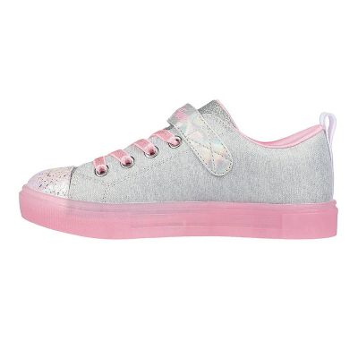 5. Skechers S Lights Twinkle Sparks Heather Magic Jr Schuhe 314703L-GYPK