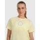5. Damen-T-Shirt mit Aufdruck 4F 4FRAW25TTSHF3229-73S