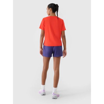 3. Schnelltrocknendes Oversize-Trainings-T-Shirt für Damen 4F 4FRSS25TFTSF1236-62S