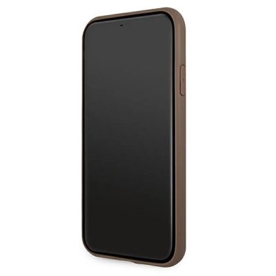 5. Guess 4G Stripe Case für iPhone 11 / Xr 6.1" - Braun