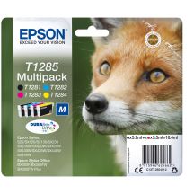 Epson Fox Multipack 4-Farben T1285 DURABrite Ultra Tinte