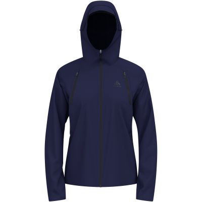 8. Damen-Regenjacke Odlo X-ALP WATERPROOF PRO Jacket, marineblau