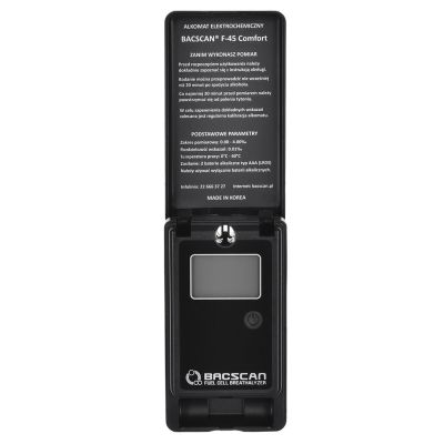 3. BACscan F-45 Alkoholtester 0 - 4% Schwarz
