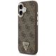 2. Guess 4G Triangle Logo MagSafe Case für iPhone 17 - Braun und Gold