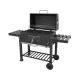 2. XXL-Holzkohlegrill, Gusseisenrost, 78 x 42,5 cm