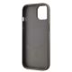 4. DKNY Leather Checkered Mono Pattern MagSafe-Hülle für iPhone 15 – Beige