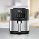 4. Rommelsbacher FRH 1500 Heißluftfritteuse, 5 l, 1500 W, schwarz, Edelstahl