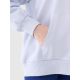 6. Oversize-Sweatshirt für Damen mit Kapuze, offen, Größe 4F 4FWSS25TSWSF1578-34S
