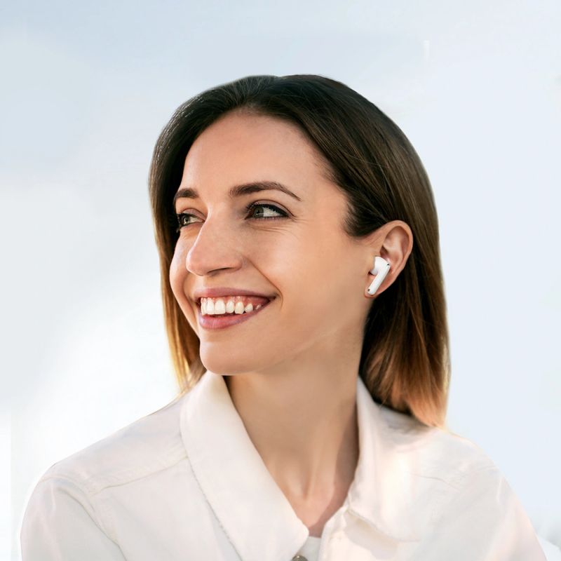 12. Joyroom JR-FB1 Funpods Bluetooth 6.0 In-Ear TWS Kabellose Kopfhörer - Weiß