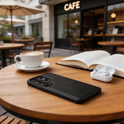 8. Tech-Protect Wallet MagSafe Hülle für Samsung Galaxy S26 Ultra – Mattschwarz