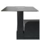 6. DJ BOOTH BK – DJ-Pulttisch, RGB-LED-beleuchtete Tafel, Fernbedienung, Stifte, Abdeckung