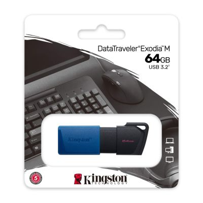 3. KINGSTON Exiodia 64GB USB3.2 blau