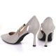 4. Graue Damen-Pumps mit hohem Absatz, Vinceza 62288
