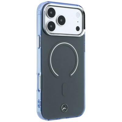 4. Mercedes Doppelschicht-MagSafe-Hülle mit ikonischem Logo für iPhone 18 Pro Max / 17 Pro Max – Dunkelgrau