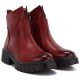 4. Rote, gefütterte Damen-Ankle-Boots M.Daszyński 2502