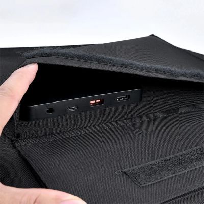 13. Choetech SC009-V2 faltbares Solarladegerät 100 W USB-C / 2x USB-A PD QC – Schwarz