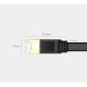 15. Ugreen Internet Netzwerkkabel Ethernet Patchkabel RJ45 Cat 7 STP LAN 10 Gbps 3m Schwarz (NW106 11262)