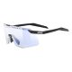 Uvex Pace Stage SV Radbrille schwarz matt/verspiegelt blau